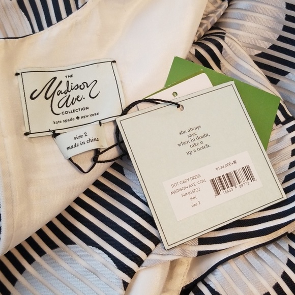 Kate Spade New York Madison Ave Dot Cady Dress - Picture 6 of 6